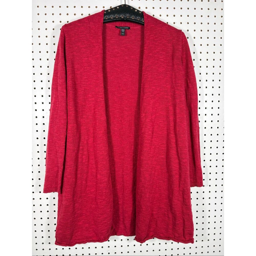 Eileen Fisher Linen blend cardigan size XS